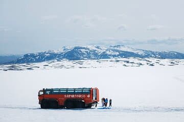 Monster Truck on Glacier