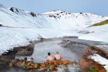 Chilling in the hot river