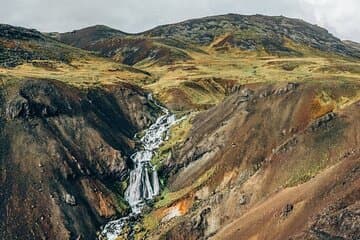 Scenary in Reykjadalur