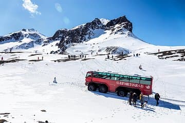 Monster Truck on Langjökull Glacier
