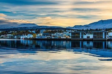 Harbor views showcase Akureyri’s strong connection to the sea