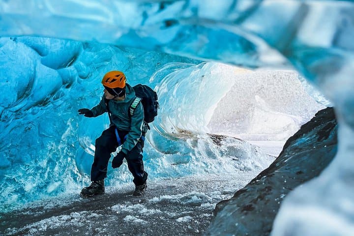 Full Day Blue Ice Cave Experience