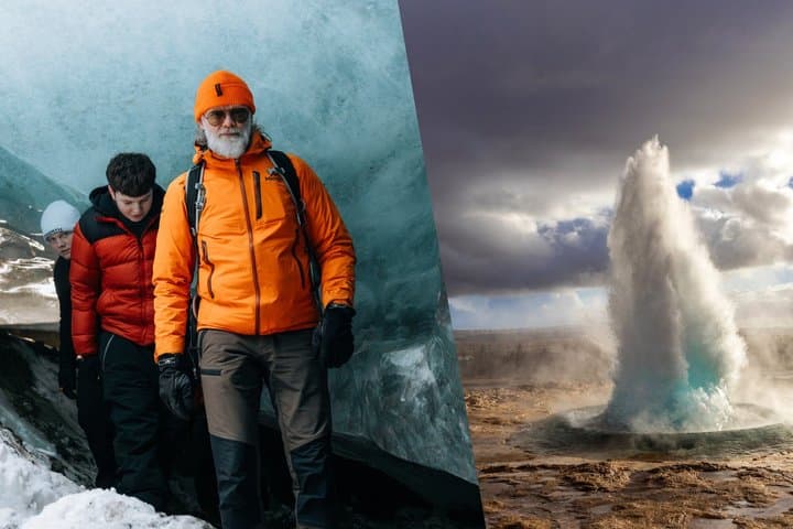 Golden Circle and Ice Cave Tour in Monster Truck from Reykjavik