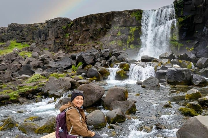 Golden Circle Private Tour with Faxafoss from Keflavik Airport