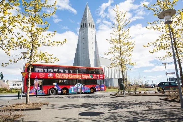 Tour turístico por la ciudad de Reikiavik en autobús turístico : 24 o 48 horas